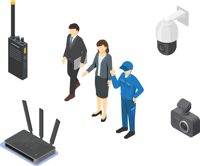 現場の具体例から知る通信機器専門商社の働き方イラスト