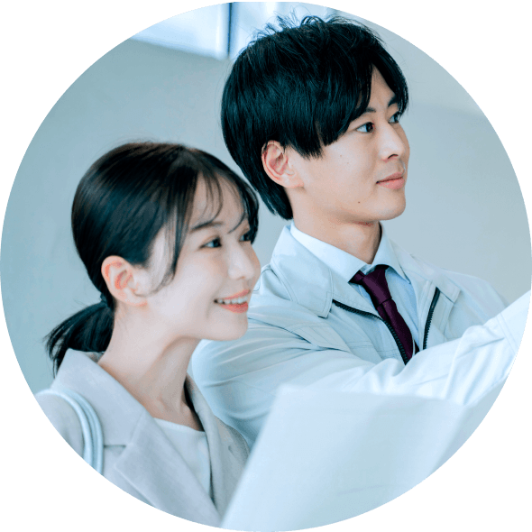 営業部とサービス部のイメージ